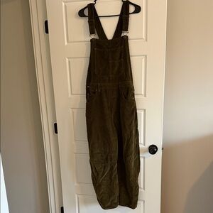 We The Free Dark Olive Overalls